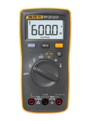 Fluke 107 Palm-sized, CAT III Digital Multimeter