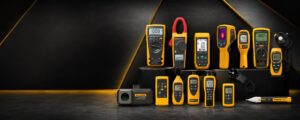 Infrared thermometer from Fluke for non-contact temperature measurement and industrial testing and calibration applications.