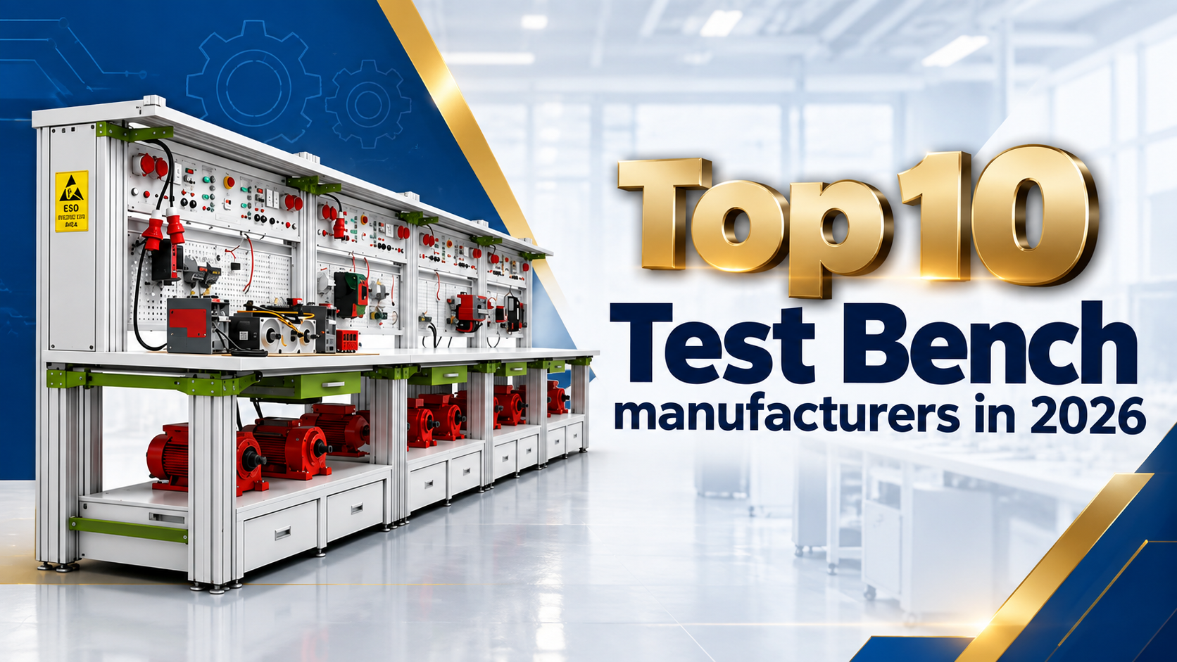 Top 10 Test Bench Manufacturers in 2026 for global testing, calibration, automation, electrical, electronics, EV, and industry